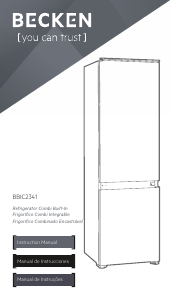 Manual de uso Becken BBIC2341 Frigorífico combinado