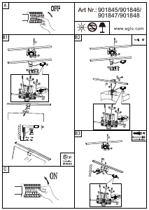 Manuale Eglo 901848 Lampada