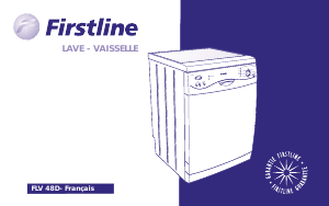 Mode d’emploi Firstline FLV48D Lave-vaisselle