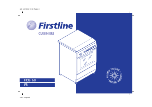 Mode d’emploi Firstline FCG 60 Cuisinière