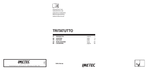 Manuale Imetec F6102 Tritatutto