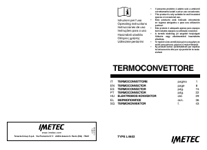 Manuale Imetec L4602 Termoventilatore