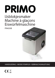 Handleiding Primo PR403IB IJsblokjesmachine