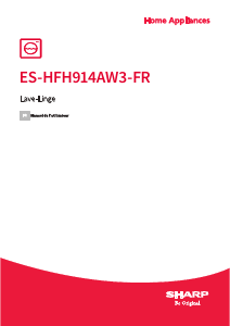 Mode d’emploi Sharp ES-HFH914AW3-FR Lave-linge