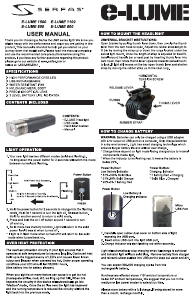 Handleiding Serfas E-LUME 600 Fietslamp