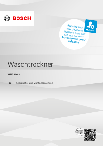 Bedienungsanleitung Bosch WNG24442 Waschtrockner
