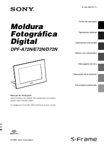 Manual Sony DPF-A72N Moldura digital
