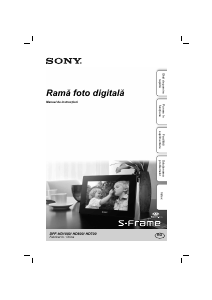 Manual Sony DPF-HD1000 Ramă foto digitală