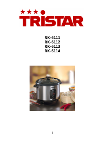 Bedienungsanleitung Tristar RK-6113 Reiskocher