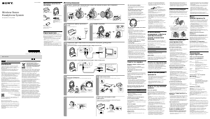 Руководство Sony MDR-RF855RK Наушники