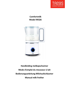 Handleiding Trebs 99326 Comfortmilk Melkopschuimer