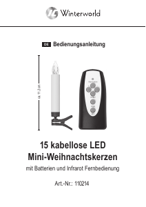 Bedienungsanleitung IC Winterworld 110214 LED kerze