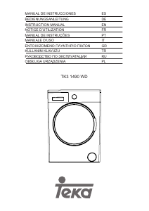 Manual Teka TK3 1490 WD Washer-Dryer