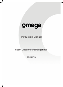 Handleiding Omega ORU50PXL Afzuigkap