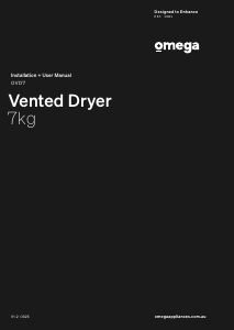 Handleiding Omega OVD7 Wasdroger