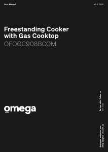 Bruksanvisning Omega OFOGC908BCOM Spis