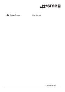 Manual Smeg C9174DN2D1 Fridge-Freezer