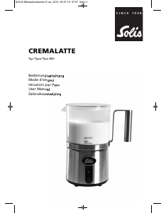 Manual Solis 869 Cremalatte Milk Frother
