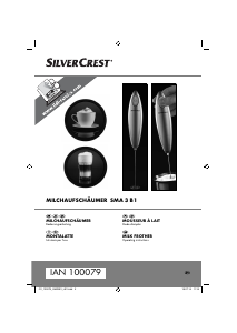 Handleiding SilverCrest SMA 3 B1 Melkopschuimer