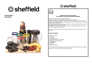Handleiding Sheffield PLA0375 Blender