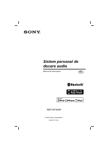Manual Sony RDP-XF300IP Boxă andocare