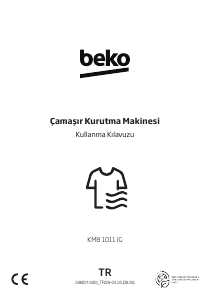 Kullanım kılavuzu BEKO KMB 1011 IG Kurutma makinesi