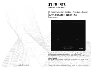 Handleiding KB Elements ELK111AS Kookplaat