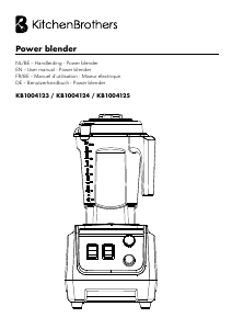 Bruksanvisning KitchenBrothers KB1004123 Blender