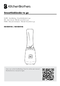 Bruksanvisning KitchenBrothers KB1004146 Blender