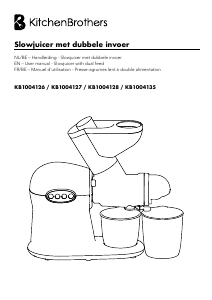 Bruksanvisning KitchenBrothers KB1004126 Juicepress