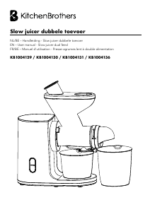 Bruksanvisning KitchenBrothers KB1004129 Juicepress