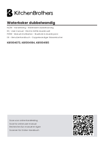 Mode d’emploi KitchenBrothers KB1004185 Bouilloire