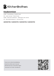 Mode d’emploi KitchenBrothers KB1000792 Robot sur socle