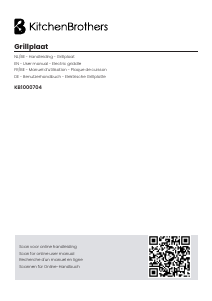 Bedienungsanleitung KitchenBrothers KB1000704 Tischgrill