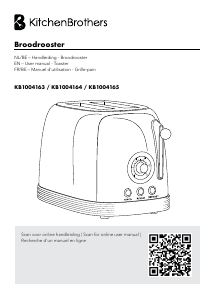 Mode d’emploi KitchenBrothers KB1004165 Grille pain