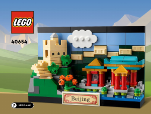 Vadovas Lego set 40654 Creator Pekino atvirukas