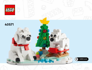 Manual de uso Lego set 40571 Holiday & Events Osos Polares en Invierno