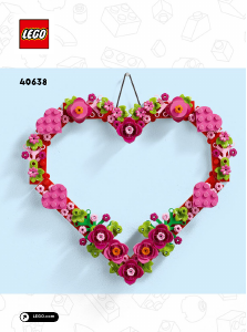Instrukcja Lego set 40638 Holiday & Events Ozdoba w kształcie serca