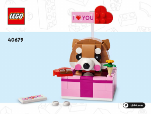 Használati útmutató Lego set 40679 Holiday & Events Ajándékdoboz szerelmeseknek