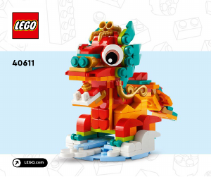 Instrukcja Lego set 40611 Holiday & Events Rok smoka