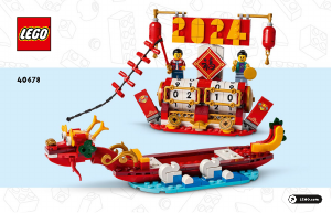 Rokasgrāmata Lego set 40678 Holiday & Events svētku kalendārs