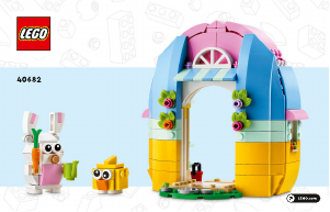 Manual Lego set 40682 Holiday & Events Spring garden house
