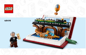 Bruksanvisning Lego set 40690 Promotional Hyllning till Jules Vernes böcker