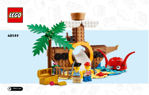 Manual Lego set 40589 Promotional Pirate ship playground