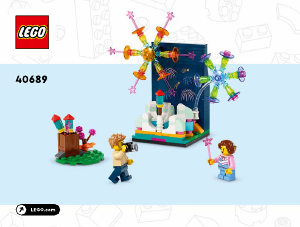 Manual Lego set 40689 Promotional Firework celebrations