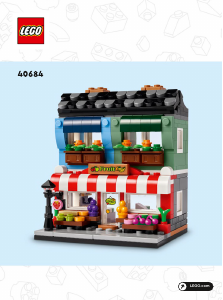 Manual Lego set 40684 Promotional Fruit shop