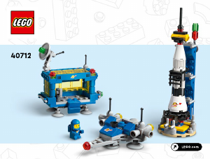 Használati útmutató Lego set 40712 Space Mikro rakétakilövő-állomás