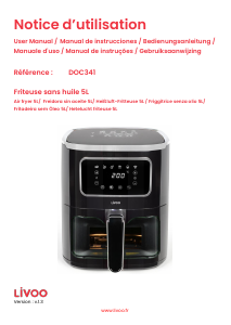 Bruksanvisning Livoo DOC341 Fritös