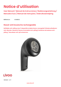Bedienungsanleitung Livoo DOM534N Fusselrasierer