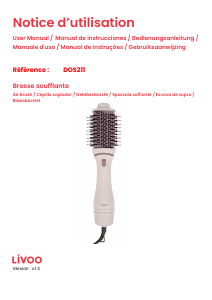 Mode d’emploi Livoo DOS211 Fer à boucler